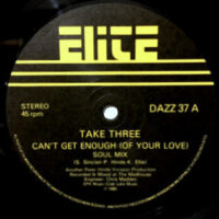 12 / TAKE THREE / CAN'T GET ENOUGH OF YOUR LOVE (SOUL MIX) / (REGGAE MIX)